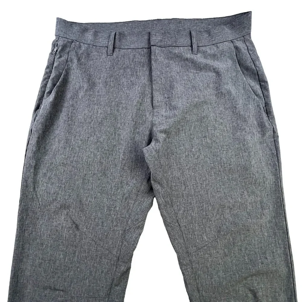 Fabletics The Only Pant Mens 35x30 (Fits 35x29) Gray Stretch Performance